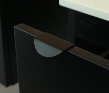 Eden Vanity Round Handle (Matte Black)