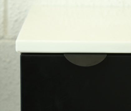 Eden Vanity Round Handle (Matte Black)