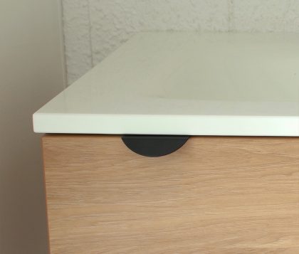 Eden Vanity Round Handle (Matte Black)