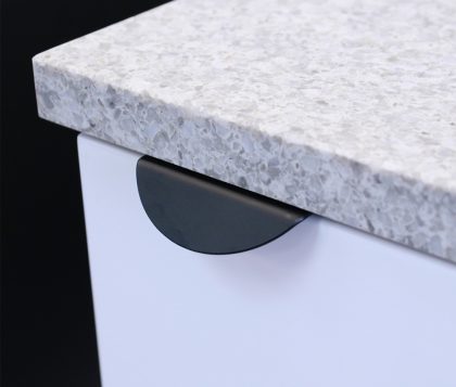 Eden Vanity Round Handle (Matte Black)