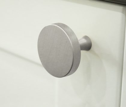 Oliver Vanity Round Handle 35mm (Brushed Nickel)