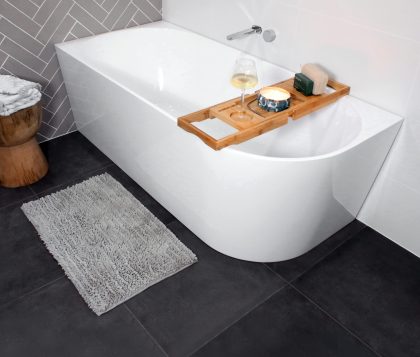 Estelle Freestanding Corner Bath LHS 1700mm Lifestyle