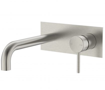 Spin In Wall Basin Mixer (Brushed Nickel)