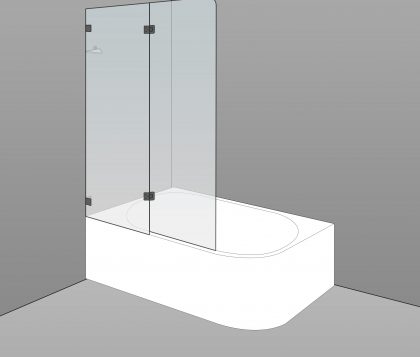 Bath Screen Kit 1100x1500x8mm