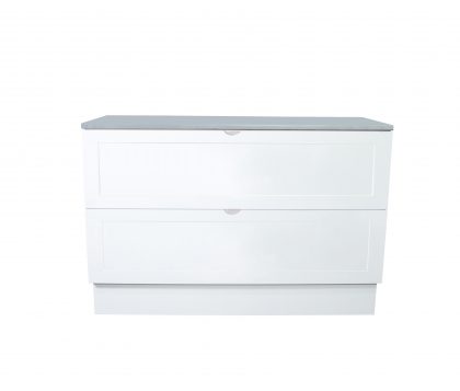 BOSTON Floor Mount Vanity 1200mm Matte White