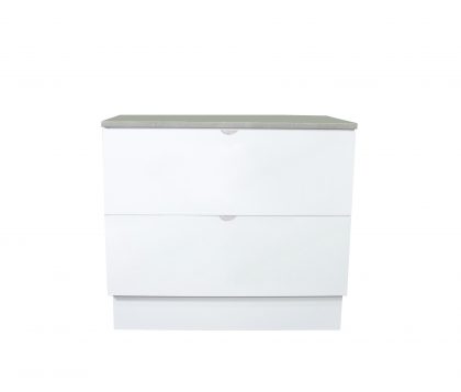EDEN Floor Mount Vanity 900mm Matte White
