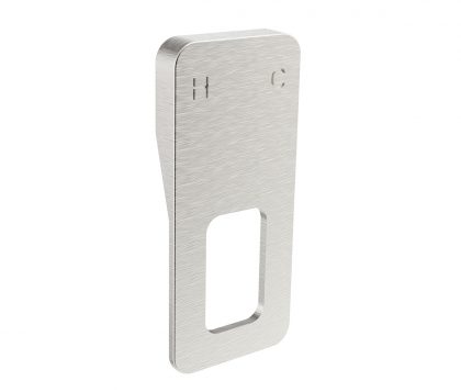 In Wall Mixer Cut Out Handle Brushed Nickel