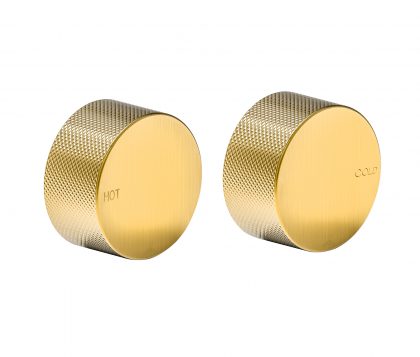 MESH In Wall Top Assemblies Set Brushed Brass