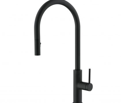 ZARA Pull-Out Kitchen Mixer Matte Black Product Image