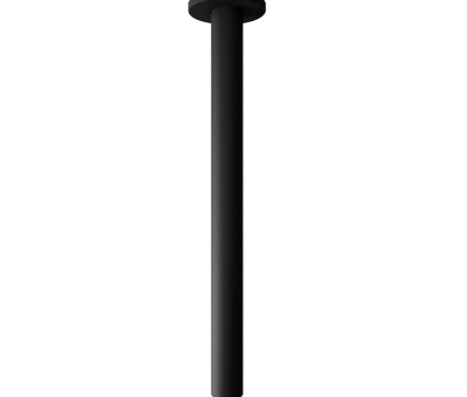SPIN Ceiling Dropper Matte Black 450mm Thumb