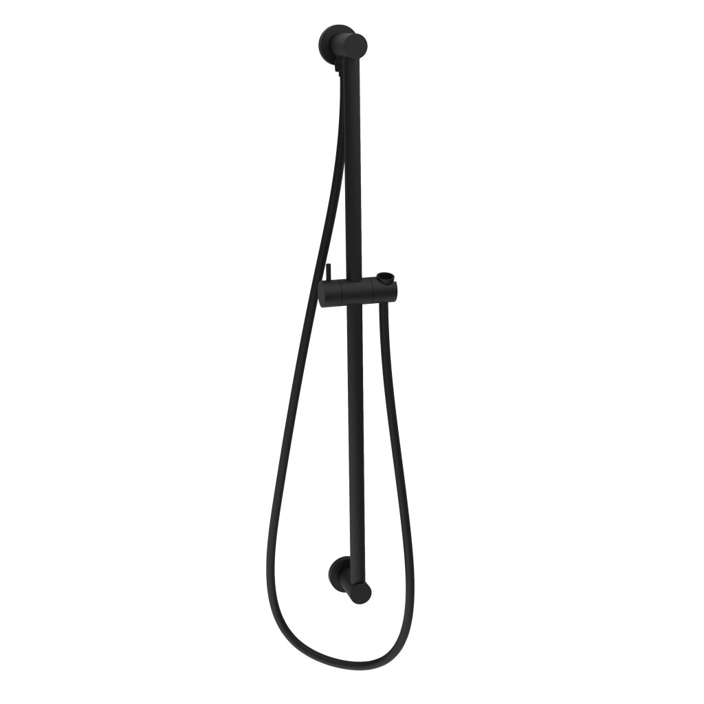 EDEN Nero Shower Rail Matte Black 700mm Casa Lusso
