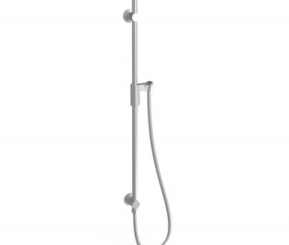 MODO Shower Rail Brushed Nickel 850mm