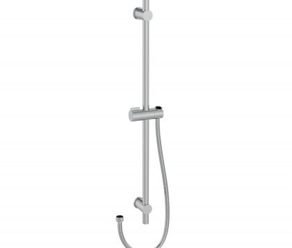 SPIN Shower Rail Chrome 700mm