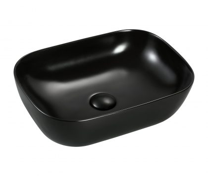 BYRON Bench Mount Basin Matte Black