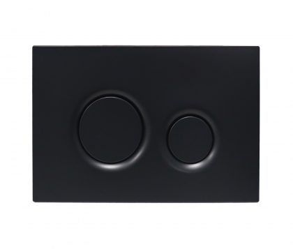 Push Plate for Pneumatic Cistern Matte Black 243x159mm