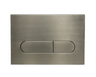 Push Plate for Pneumatic Cistern Brushed Nickel 236x152mm>