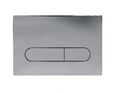 Push Plate for Pneumatic Cistern Chrome 236x152mm>