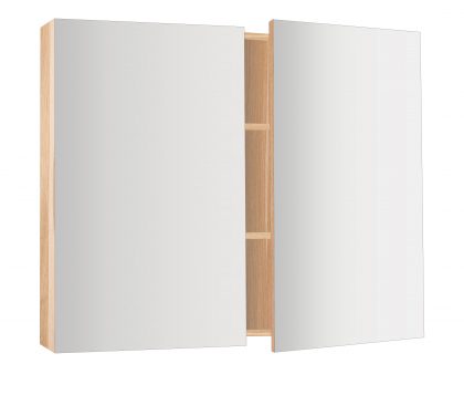 OSCA Mirror Cabinet Pencilled Edge Oak Laminate