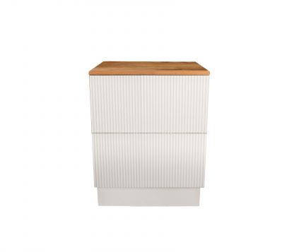 WAVE Floor Mount Vanity 600mm Matte White