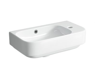 BYRON Mini Wall Hung Basin (LHS) Gloss White>